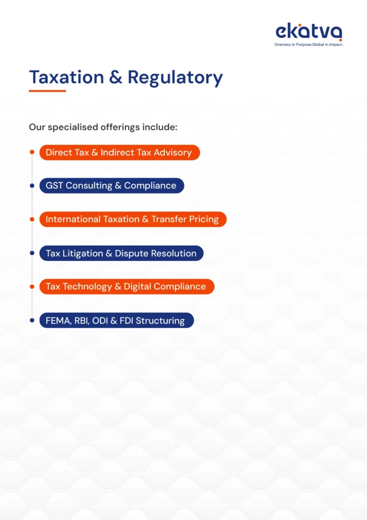 Taxation & Regulatory Services